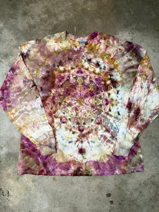 2XL Long-sleeve ice-dye