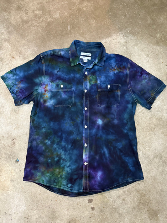 Ice-Dyed Work Shirt
